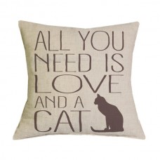 All You Need Is Love And A Cat Cushion